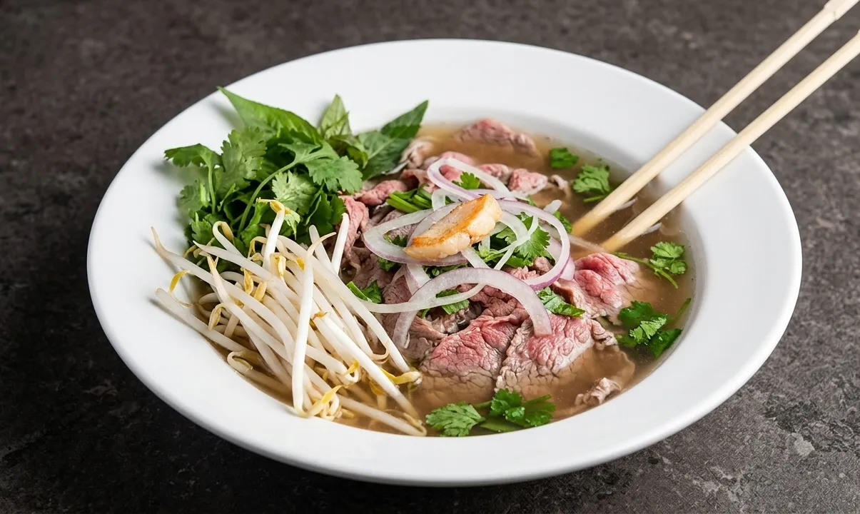 Pho 72's signature beef noodle soup - authentic Vietnamese pho in NW Calgary